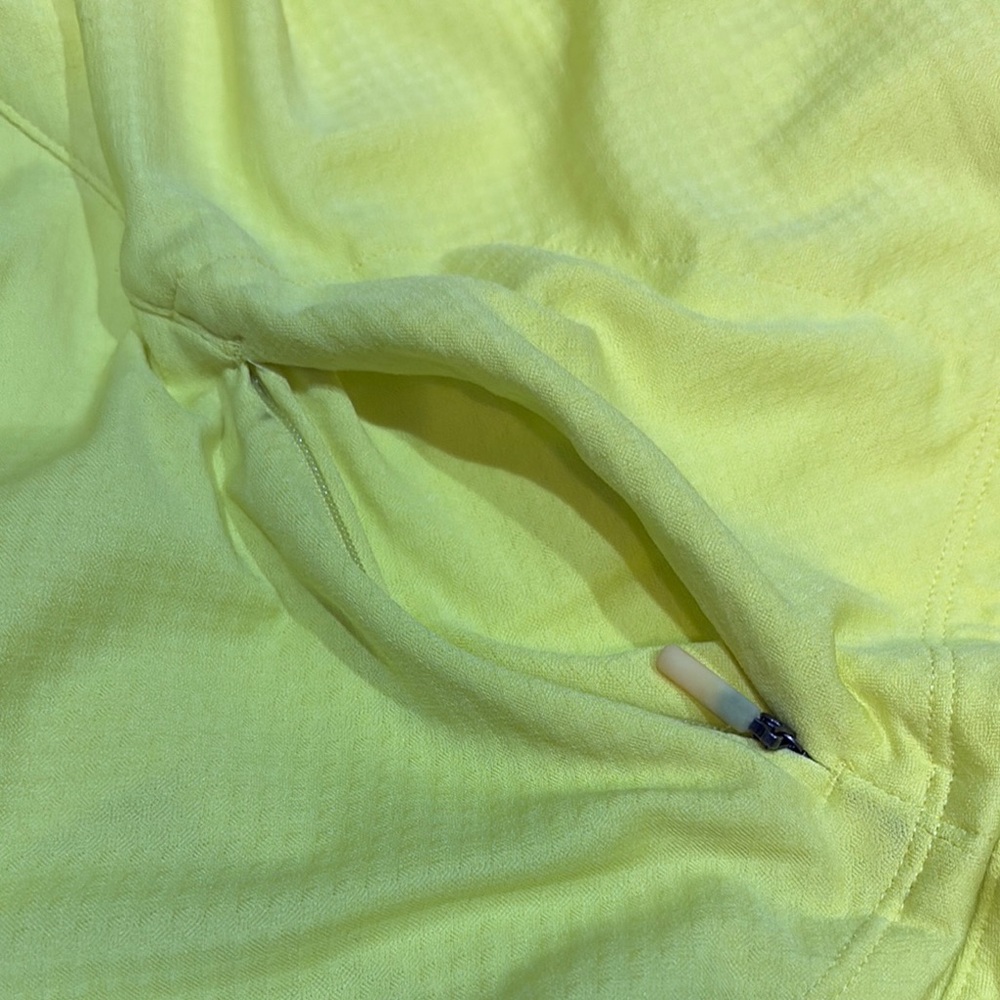 Under Armour Bright Yellow Long Sleeve quarter zip Pullover - Picture 3 of 3